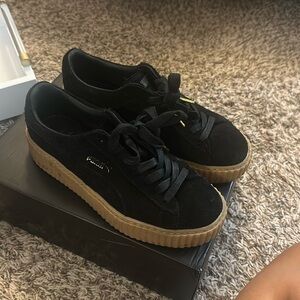 Rihanna suede creepers